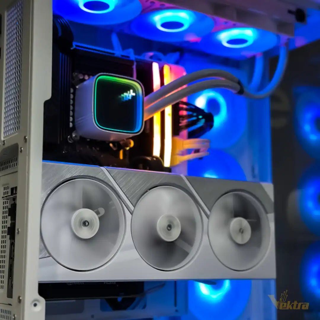 Vektra RDY CH780W Series Gaming PC - Intel Core i7 - 14700KF, Z790 WiFi, RGB 32GB 6000MHz DDR5, PCIe Gen4 NVMe M.2 SSD 1TB, 750W 80 Plus Gold, 360mm Liquid Cooler, 2 Years Warranty - Vektra Computers LLC Vektra RDY CH780W Series Gaming PC - Intel Core i7 - 14700KF, Z790 WiFi, RGB 32GB 6000MHz DDR5, PCIe Gen4 NVMe M.2 SSD 1TB, 750W 80 Plus Gold, 360mm Liquid Cooler, 2 Years Warranty - Vektra Computers LLC